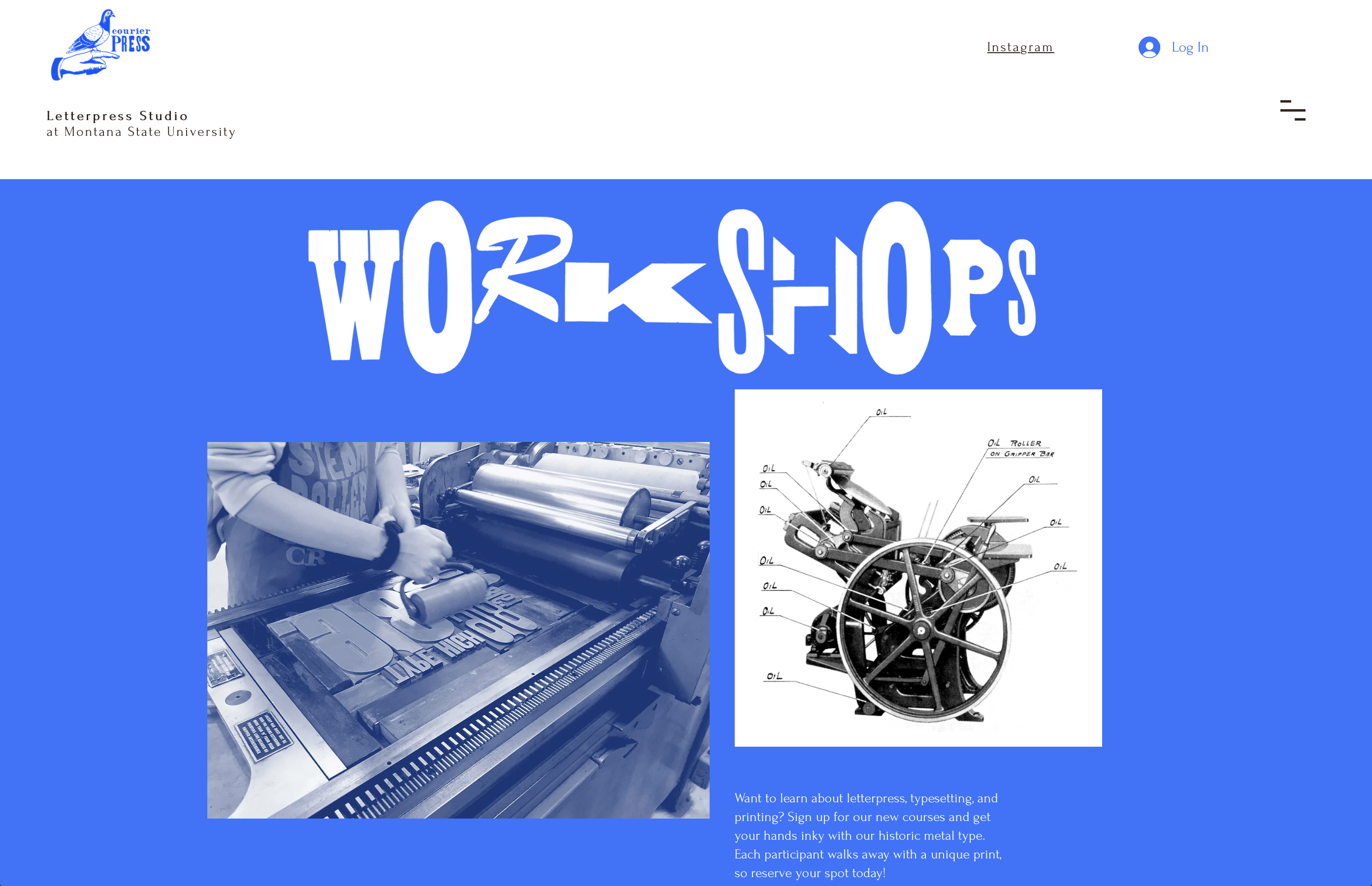 Workshop registration website