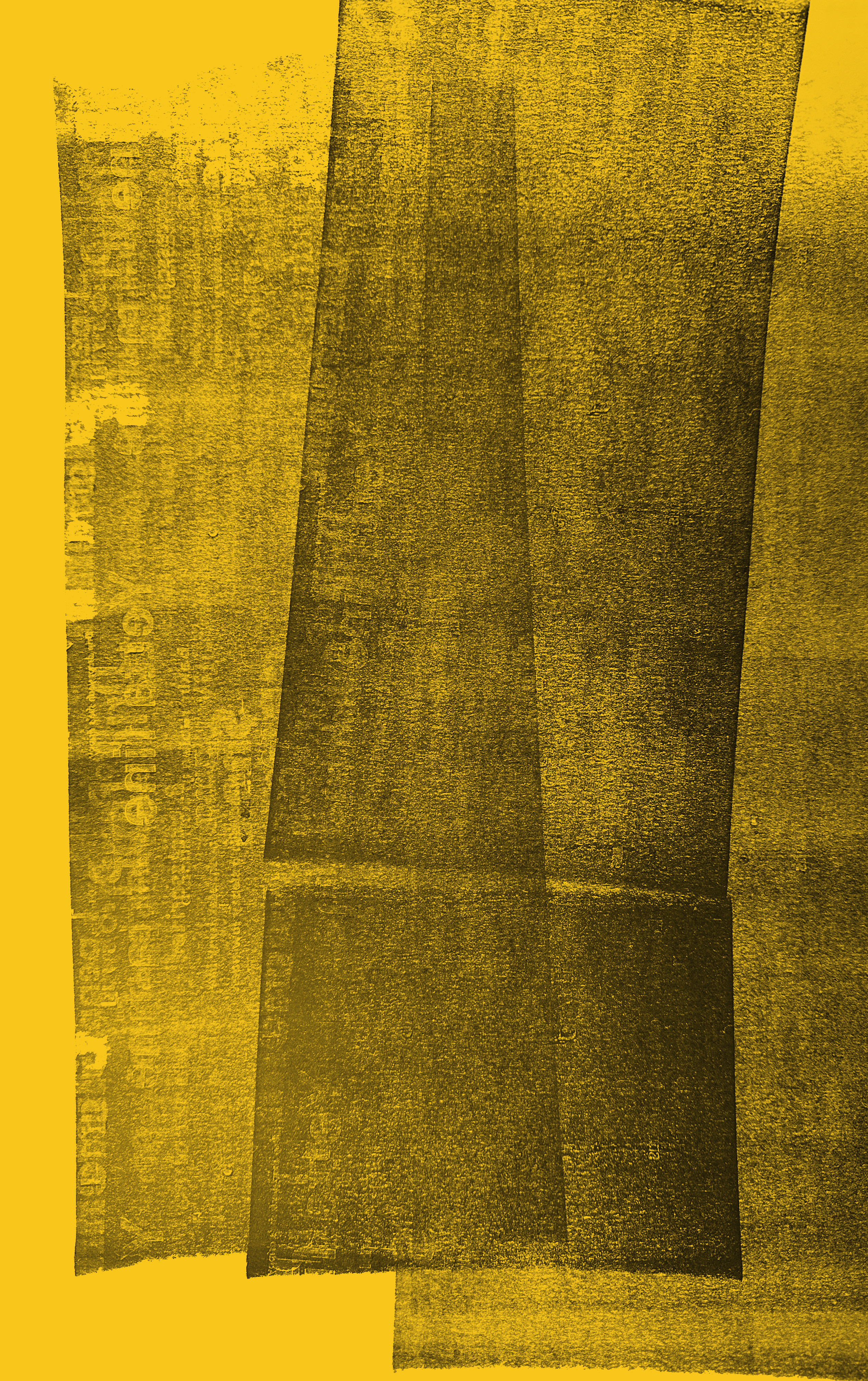 Yellow letterpress print texture